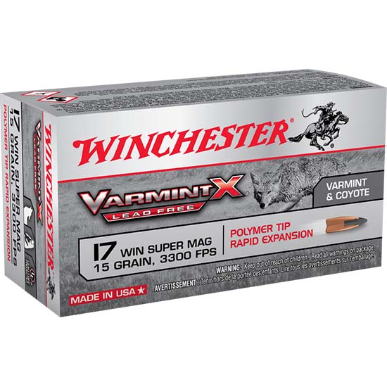 WIN 17WSM POLYTIP LF 15GR 50/10 - Ammunition